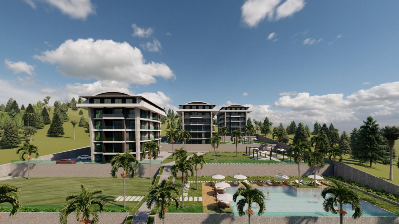 Wohnung in Alanya, Türkei, 54 m² - Foto 2