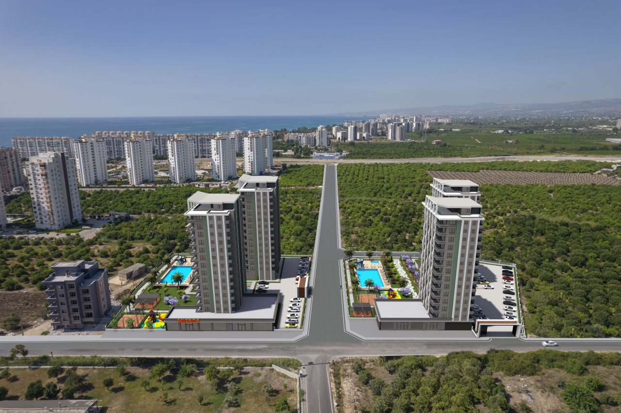 Piso en Mersin, Turquia, 58 m² - imagen 14