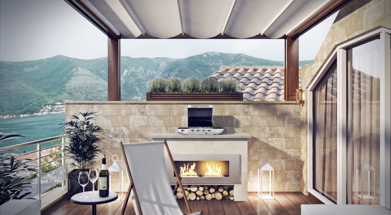 Penthouse in Dobrota, Montenegro, 171 m² - picture 1