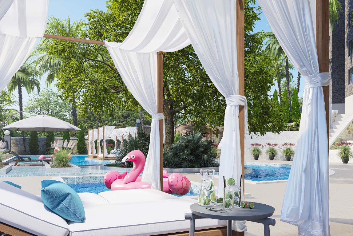 Wohnung in Alanya, Türkei, 53 m² - Foto 2