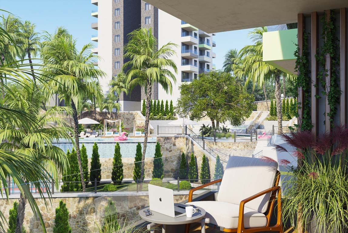 Wohnung in Alanya, Türkei, 53 m² - Foto 3