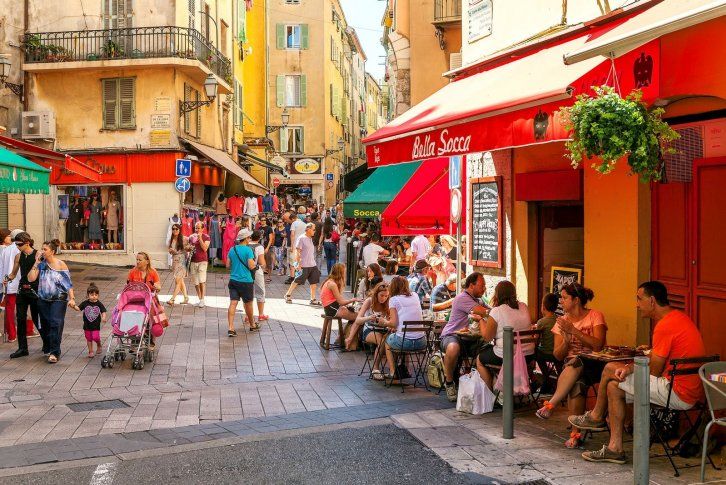 Café, Restaurant in Nizza, Frankreich, 65 m² - Foto 1