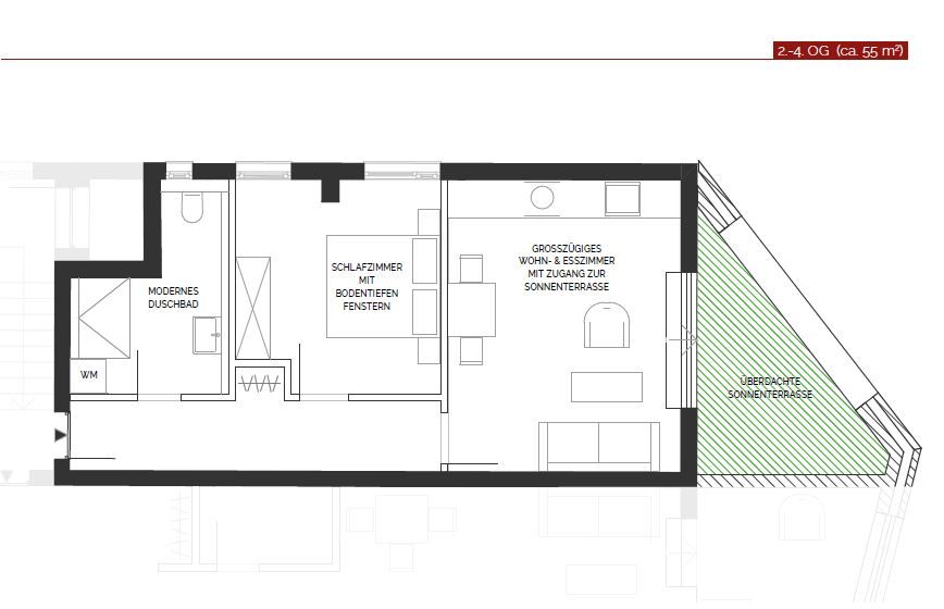 Piso en Berlin, Alemania, 54.87 m² - imagen 12