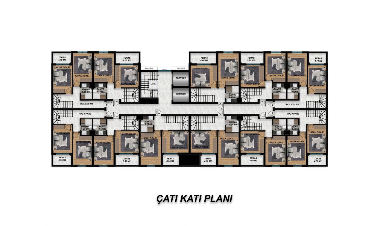 Flat in Gazipasa, Turkey, 50 m² - picture 12