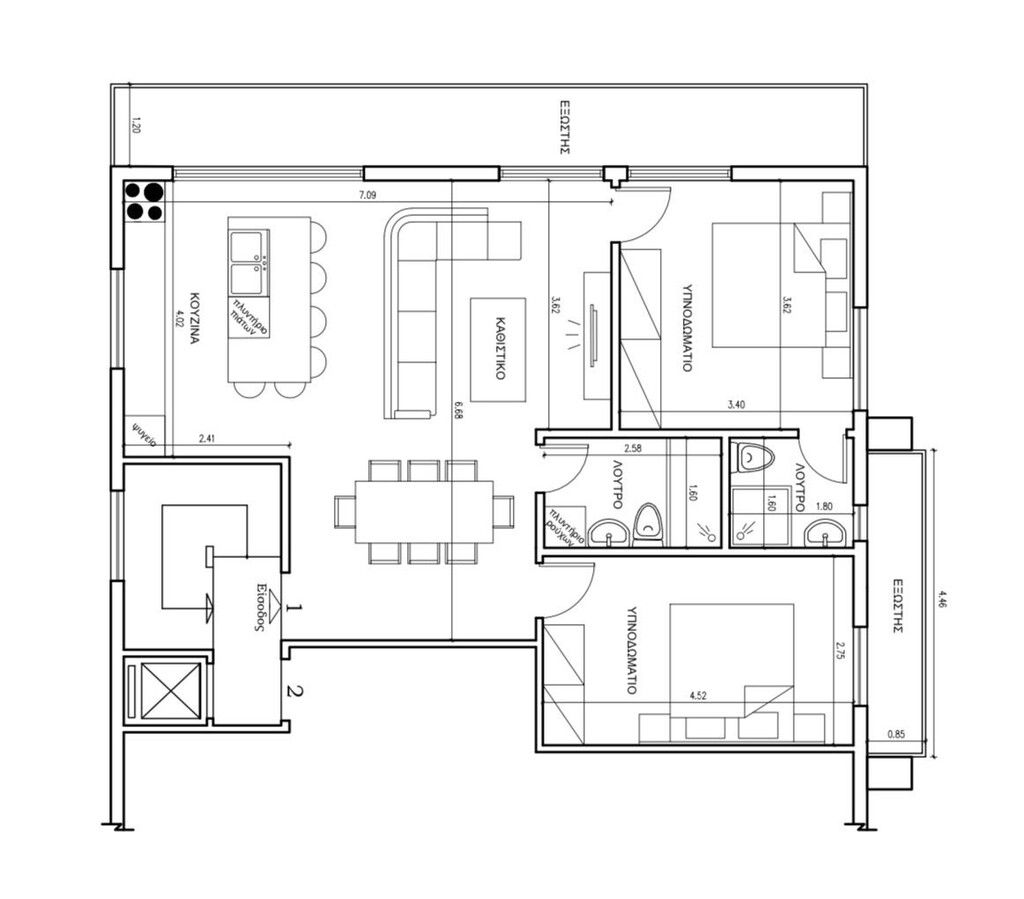 Piso en Atenas, Grecia, 79 m² - imagen 10