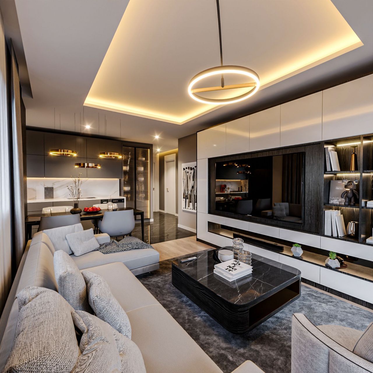 Wohnung in Mersin, Türkei, 53 m² - Foto 3