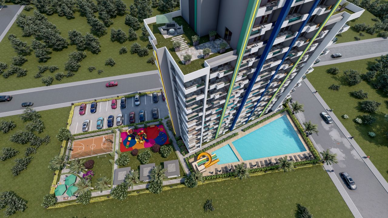 Wohnung in Mersin, Türkei, 53 m² - Foto 2
