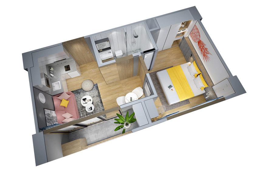 Appartamenti sull'isola di Phuket, Thailandia, 34.66 m² - foto 11