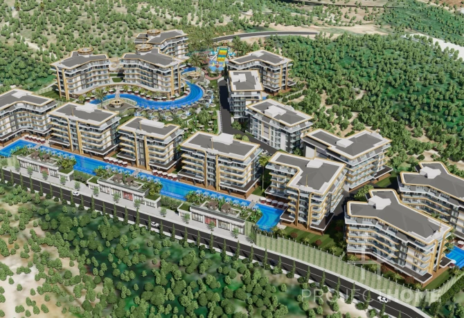 Piso en Kestel, Turquia, 61 m² - imagen 2