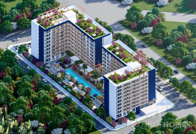 Wohnung in Mersin, Türkei, 54 m² - Foto 3