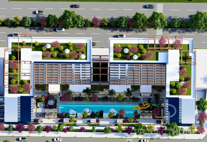 Wohnung in Mersin, Türkei, 54 m² - Foto 4