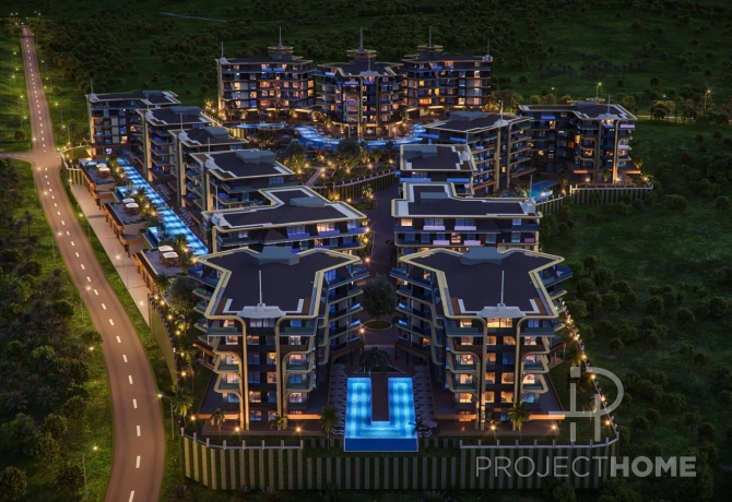 Piso en Kestel, Turquia, 61 m² - imagen 9