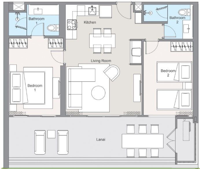 Appartamenti sull'isola di Phuket, Thailandia, 131 m² - foto 7