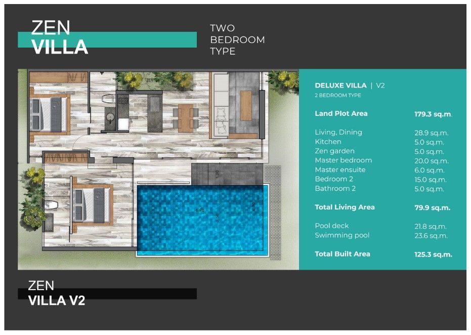 Villa en la isla de Phuket, Tailandia, 125.3 m² - imagen 8