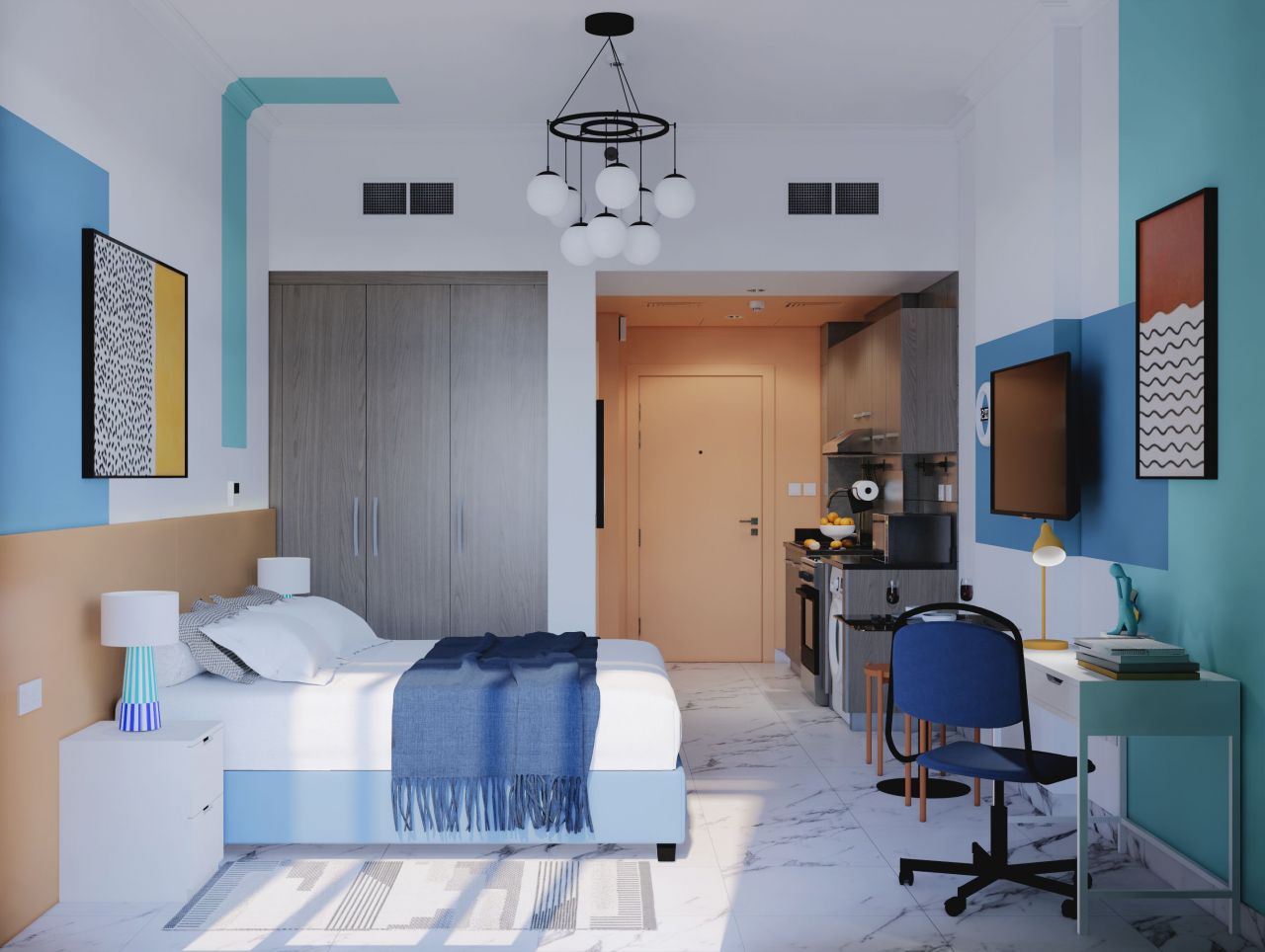 Appartement à Dubaï, EAU, 70.51 m² - image 2