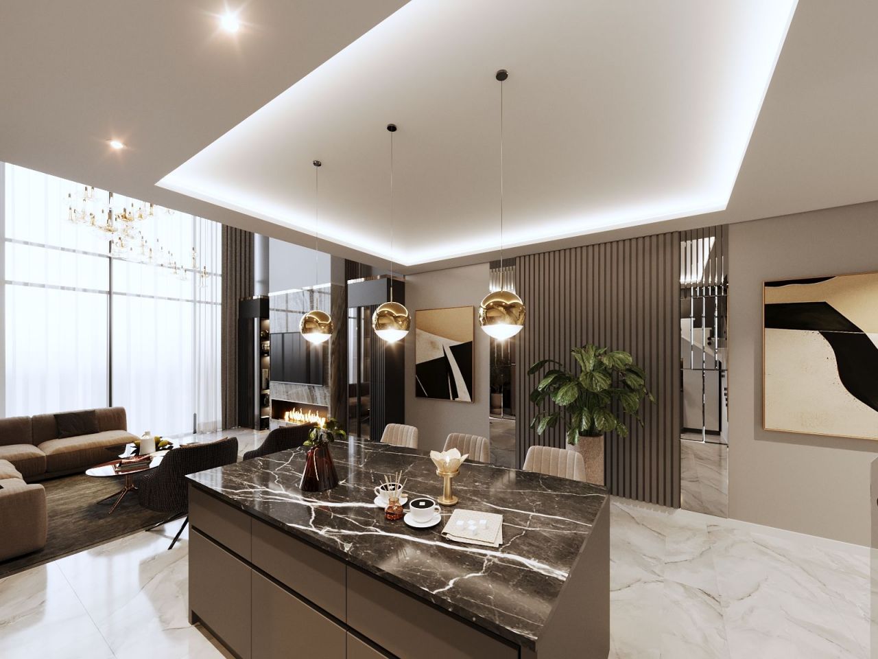 Piso en Gazipasa, Turquia, 46 m² - imagen 14