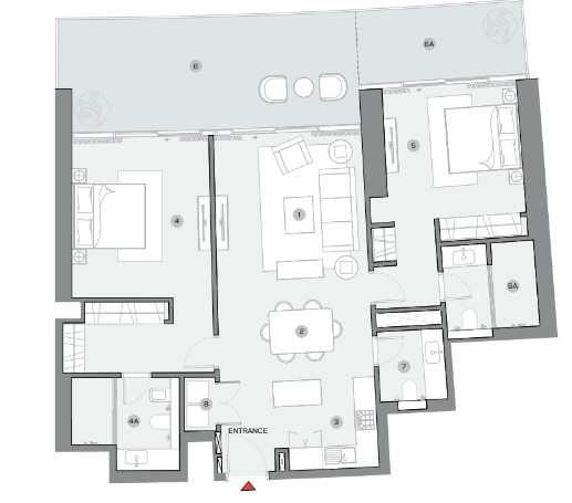Apartamento en Dubái, EAU, 137 m² - imagen 8