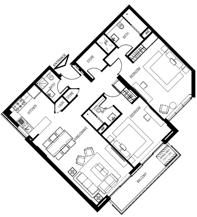 Apartment in Muscat, Oman, 117 m² - picture 6