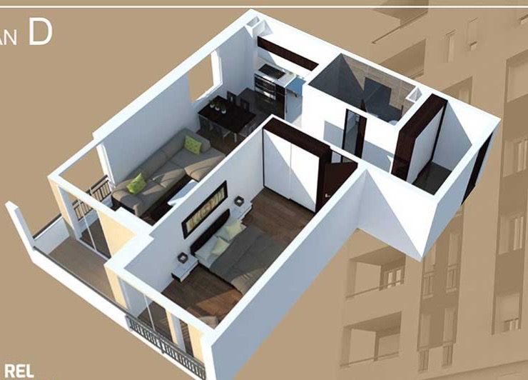 Flat in Bar, Montenegro, 65 m² - picture 7