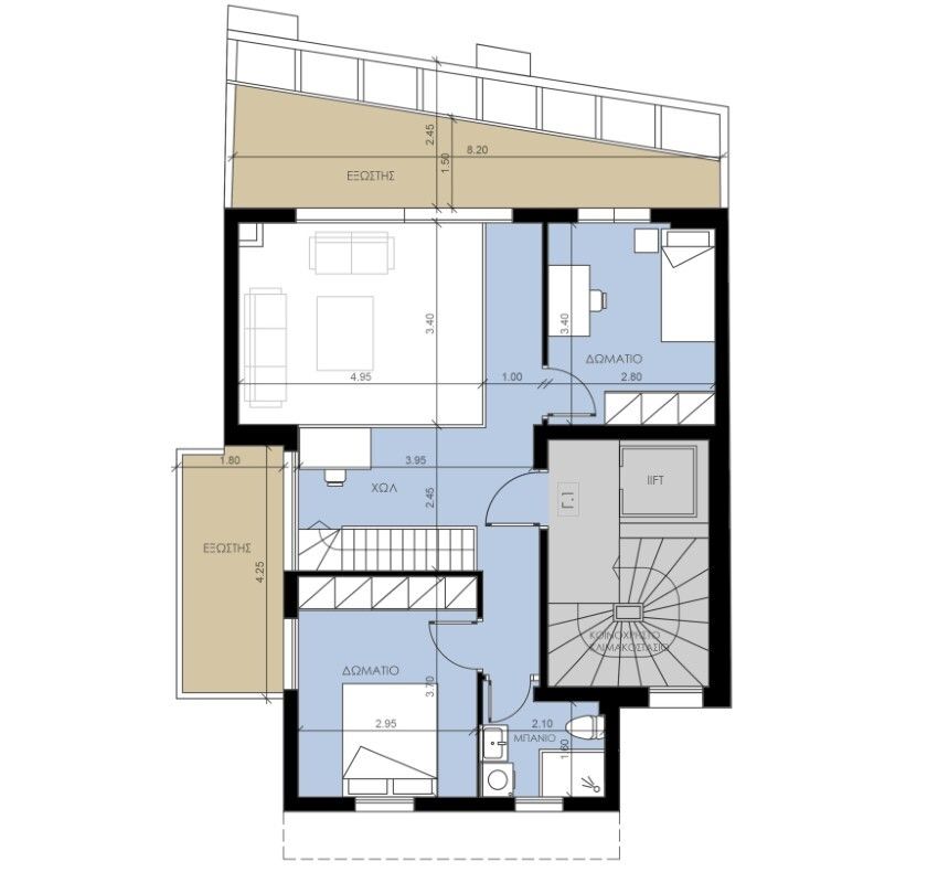 Maisonette in Thessaloniki, Greece, 140 m² - picture 3