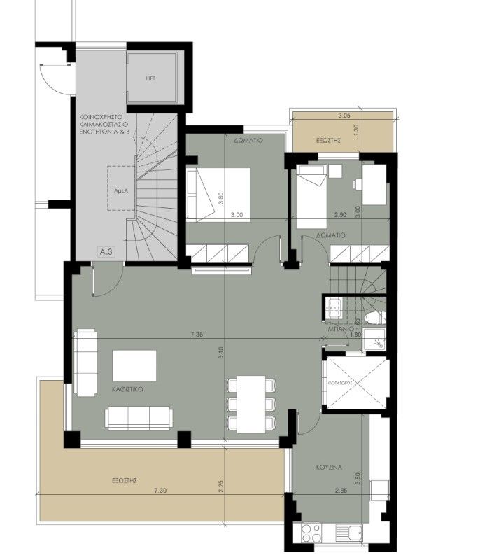 Maisonette a Salonicco, Grecia, 158 m² - foto 4