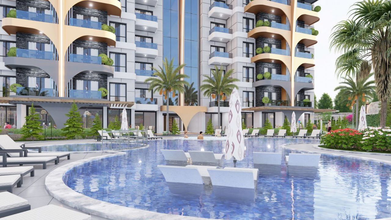 Piso en Gazipasa, Turquia, 45 m² - imagen 2