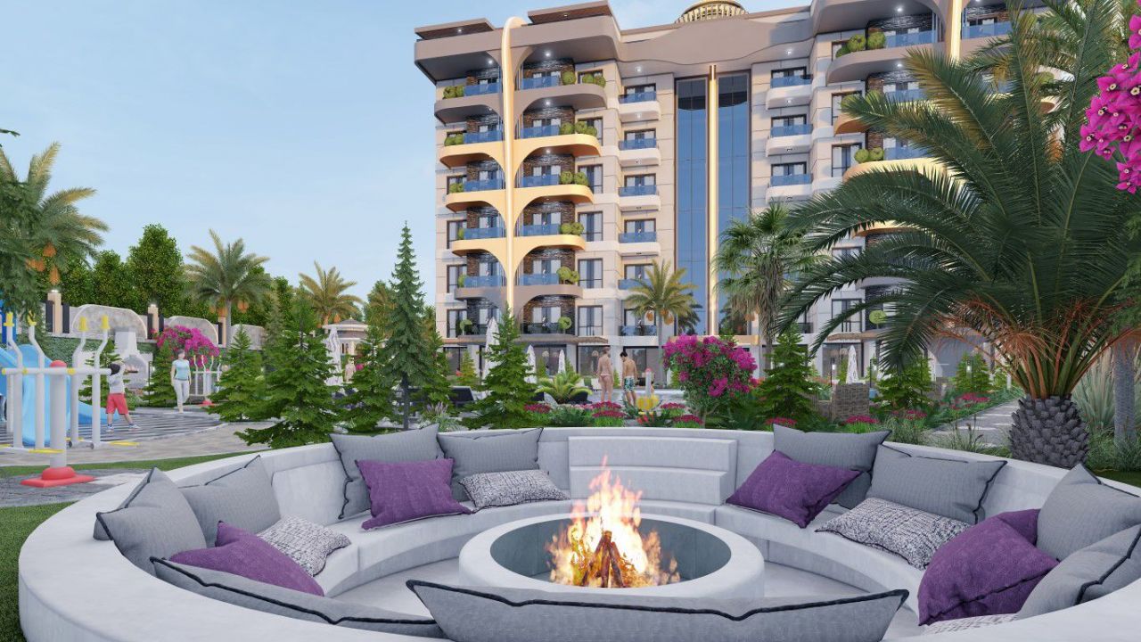 Piso en Gazipasa, Turquia, 45 m² - imagen 6