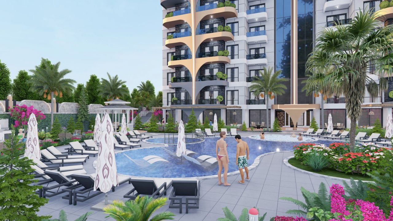 Piso en Gazipasa, Turquia, 45 m² - imagen 8