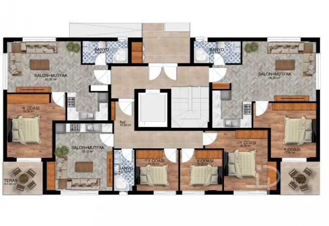 Piso en Antalya, Turquia, 103 m² - imagen 7