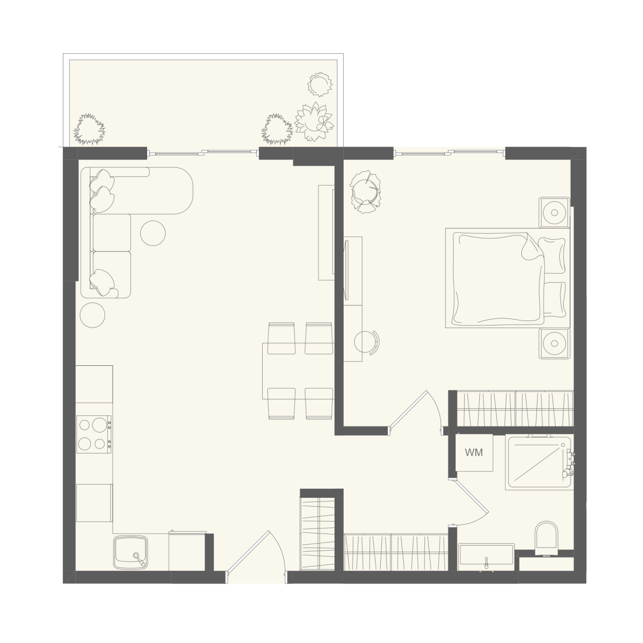 Appartamento a Bar, Montenegro, 36 m² - foto 2