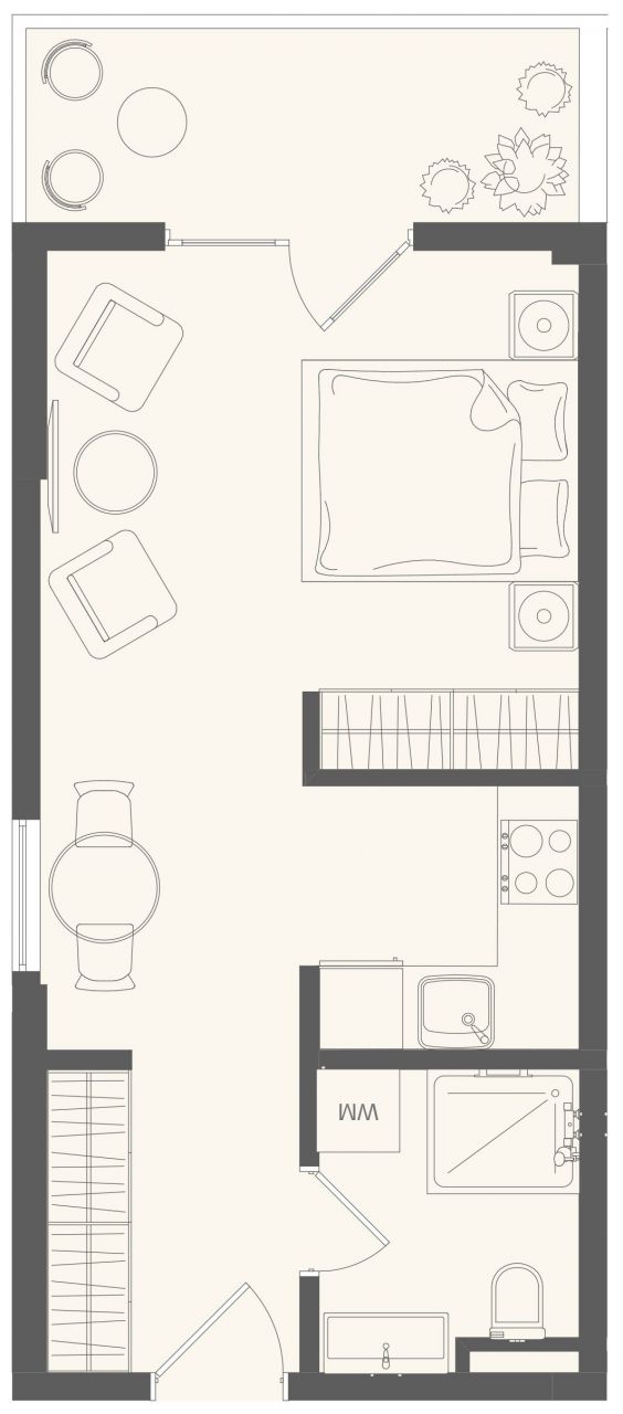 Appartamento a Bar, Montenegro, 36 m² - foto 5