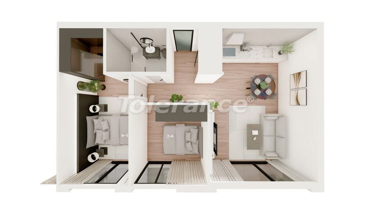 Appartamenti a Kyrenia, Cipro, 70 m² - foto 7