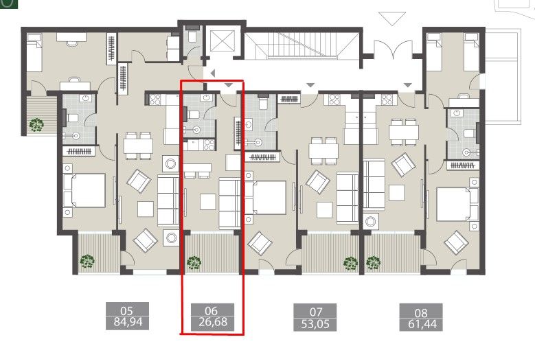 Propiedad comercial en Tivat, Montenegro, 26 m² - imagen 3