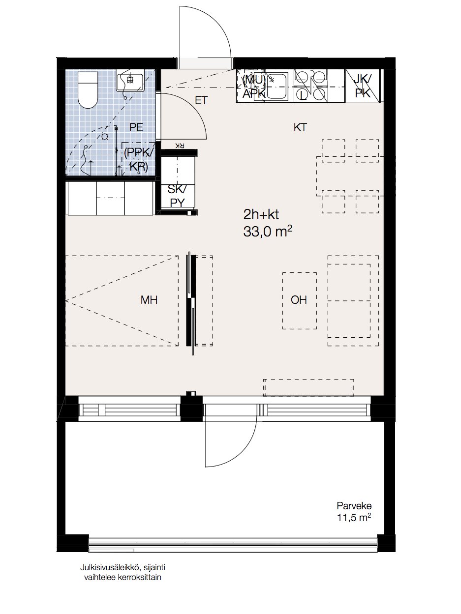 Piso en Vantaa, Finlandia, 33 m² - imagen 9