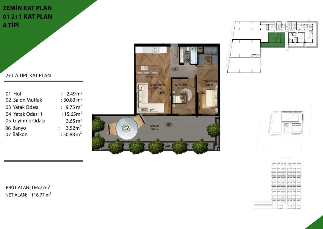 Flat in Mersin, Turkey, 113 m² - picture 15