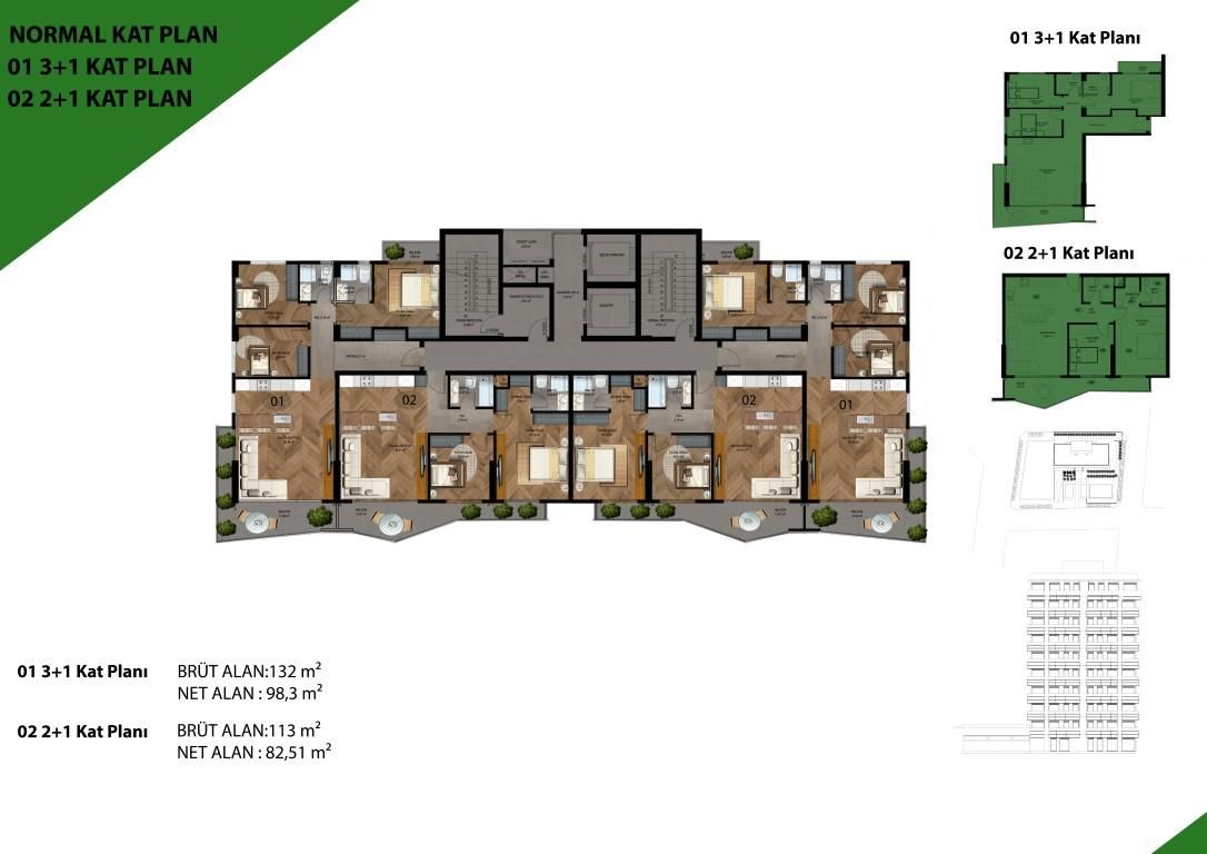 Flat in Mersin, Turkey, 113 m² - picture 16
