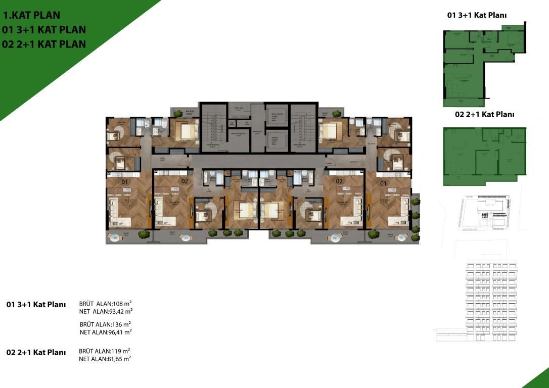 Flat in Mersin, Turkey, 113 m² - picture 17