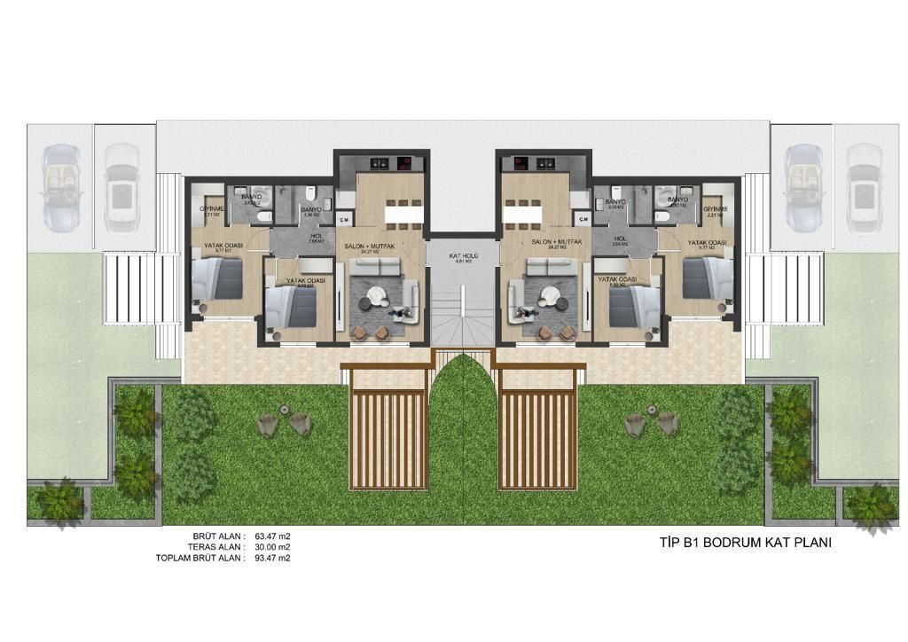 Flat in Bodrum, Turkey, 75 m² - picture 17