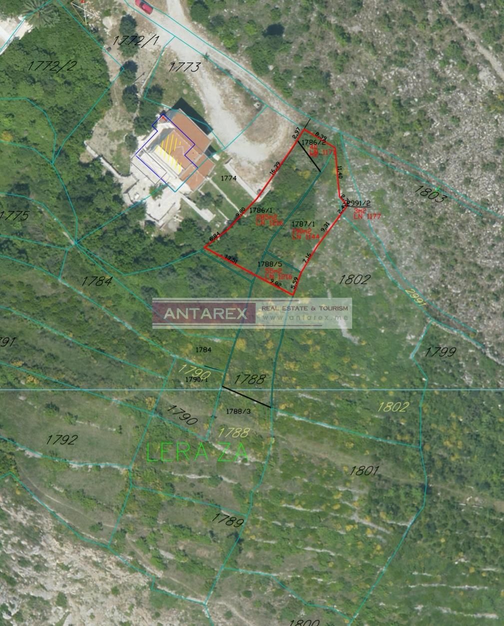 Land in Rezevici, Montenegro, 573 m² - picture 3