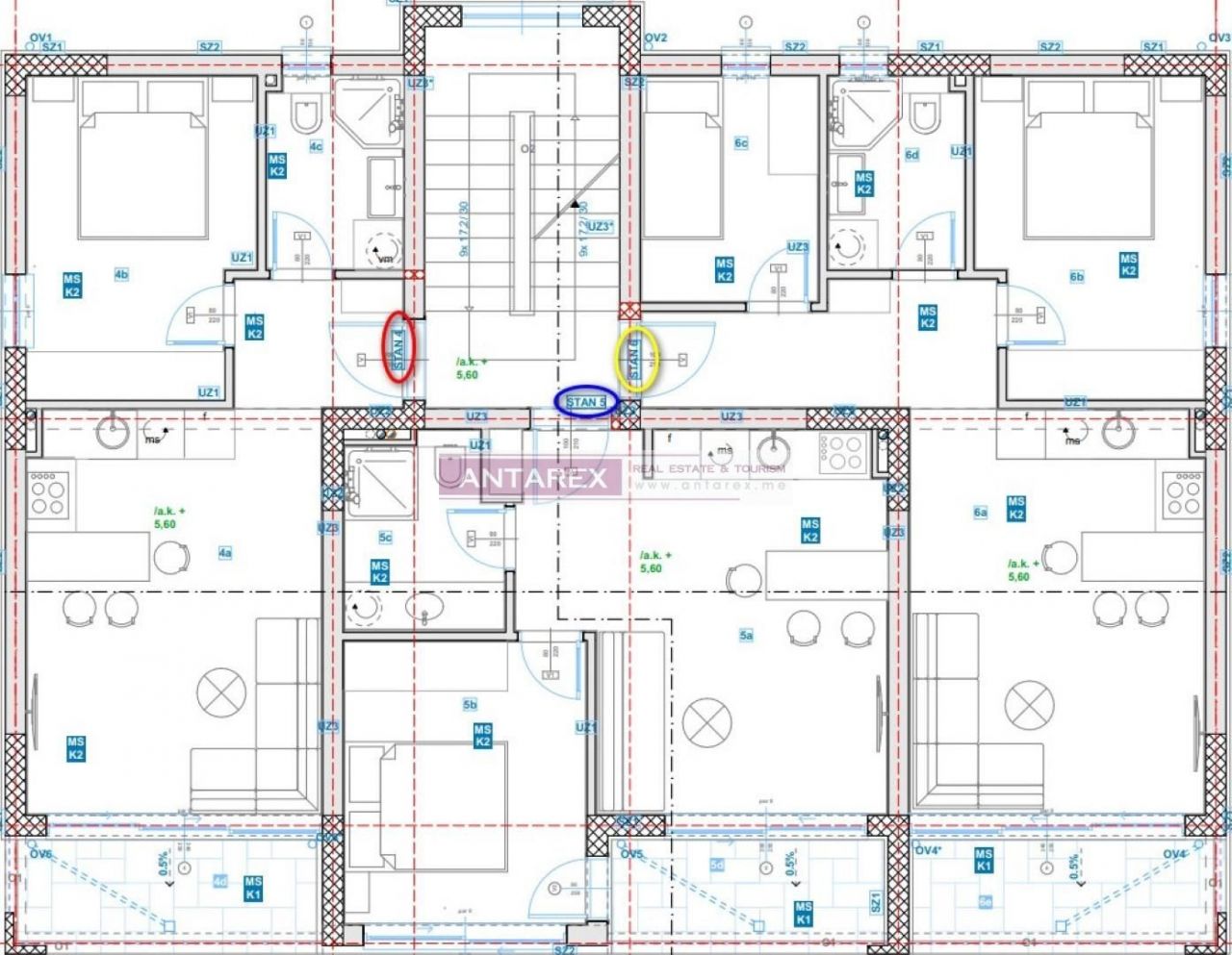 Apartment in Bijela, Montenegro, 57 m² - picture 6