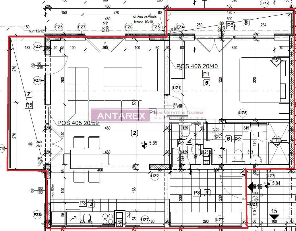 Appartamenti a Pržno, Montenegro, 74 m² - foto 7