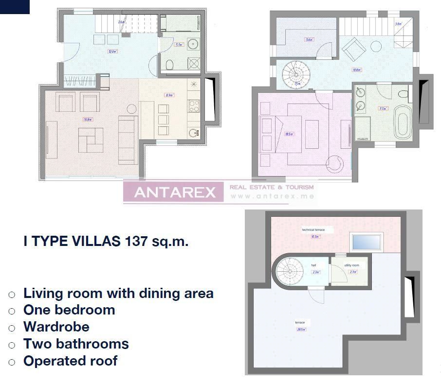 Villa en Kumbor, Montenegro, 224 m² - imagen 10