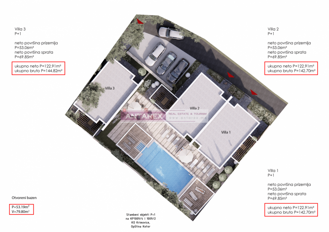 Villa à Krimovica, Monténégro, 145 m² - image 12