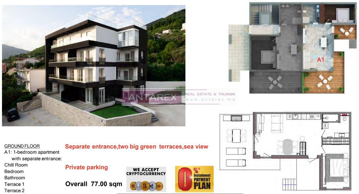 Apartment in Tivat, Montenegro, 43 m² - picture 13