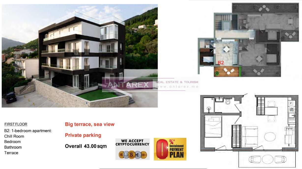 Apartment in Tivat, Montenegro, 43 m² - picture 15
