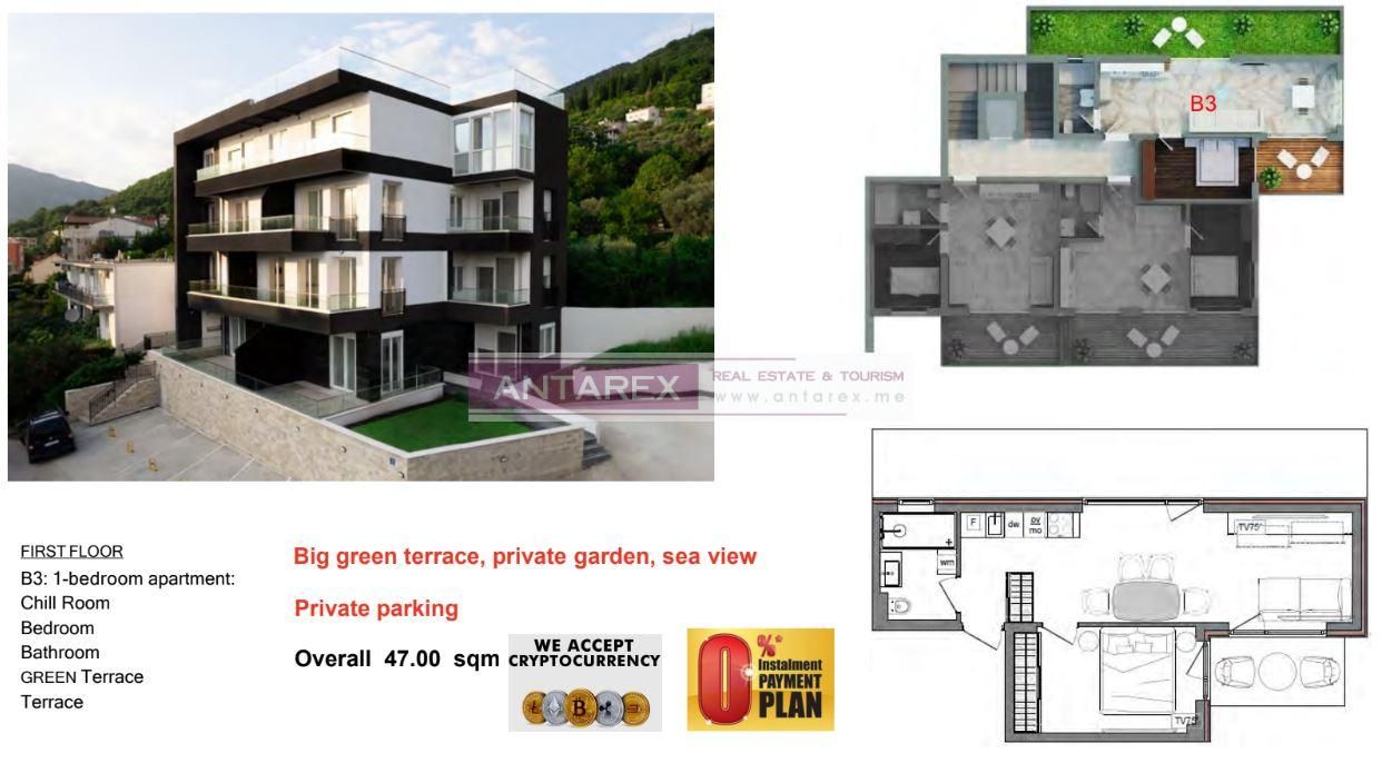 Apartment in Tivat, Montenegro, 43 m² - picture 16