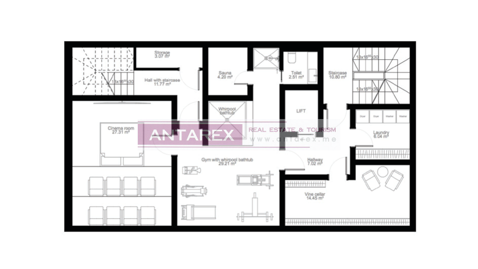 Apartamento en Tivat, Montenegro, 216 m² - imagen 16