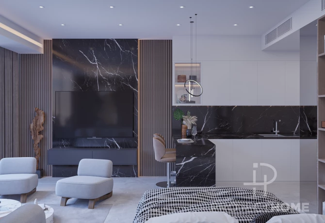 Appartement Iskele, Turquie, 46 m² - image 14