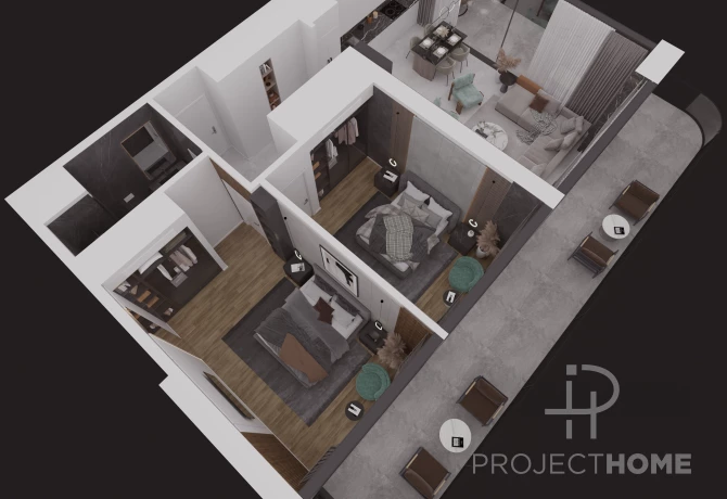 Wohnung Iskele, Türkei, 59 m² - Foto 15