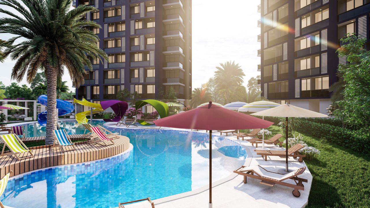 Wohnung in Mersin, Türkei, 56 m² - Foto 8